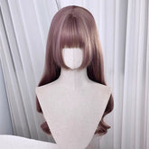 Cute Purple Lolita Japanese Natural Sweetheart Synthetic Hair Wig