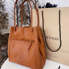 New Commuting Large Capacity Bucket Bag Shoulder Tote Bag Versatile Handbag