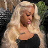 613 Lace Front Wig Human Hair 13x4 Blonde Wig Human Hair 200 Density
