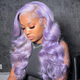 Light Purple Lace Front Wigs Human Hair 13x4 Colored Lace Front Wigs