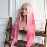 Luna-Custom Pink Ombre Synthetic 13x4 Lace Front Wig