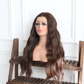 Athena -Natural Brown Body Wave Synthetic 13x4 Lace Front Wig