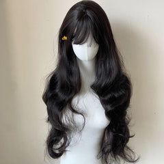 Long Hair Wig for Women and Elegant French Style Layered Natural Realistic Wig