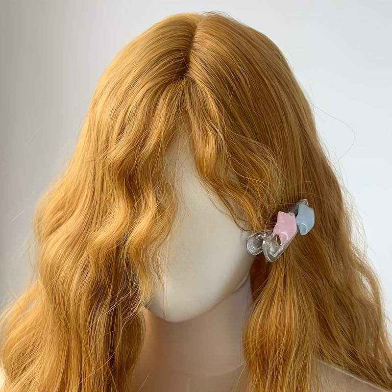 Golden Yellow 40inch Wool Curly Wig Style Lolita Lazy Fluffy Full Head Wig