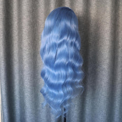 Light Purple Body Wave Lace Front Wig Human Hair 200% Density Colored Human Hair Wigs