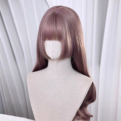 Cute Purple Lolita Japanese Natural Sweetheart Synthetic Hair Wig