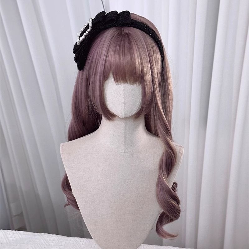 Cute Purple Lolita Japanese Natural Sweetheart Synthetic Hair Wig
